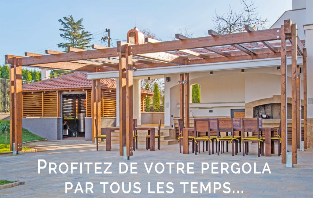 BACHE SUR MESURE : proteger-pergola