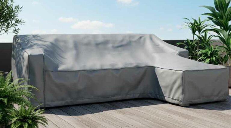housse protection canapé extérieur d'angle sur mesure