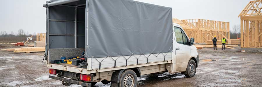 bache couverture protection camionnette btp