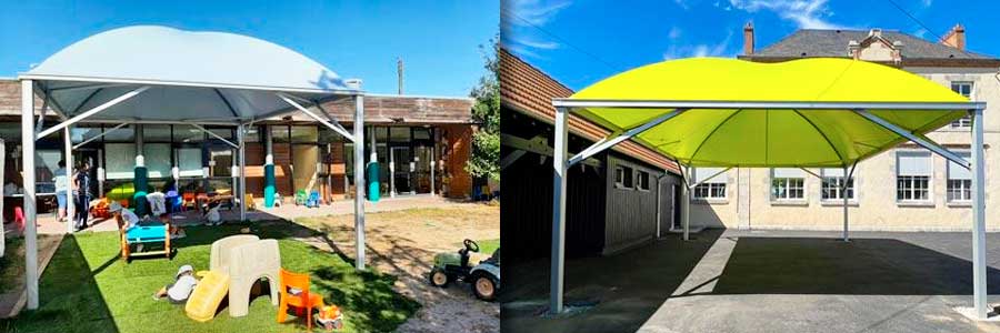 préau école abris scolaire dalo