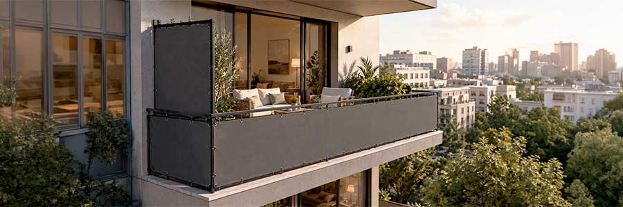 bâches acoustiques balcon réduction sonore balcon